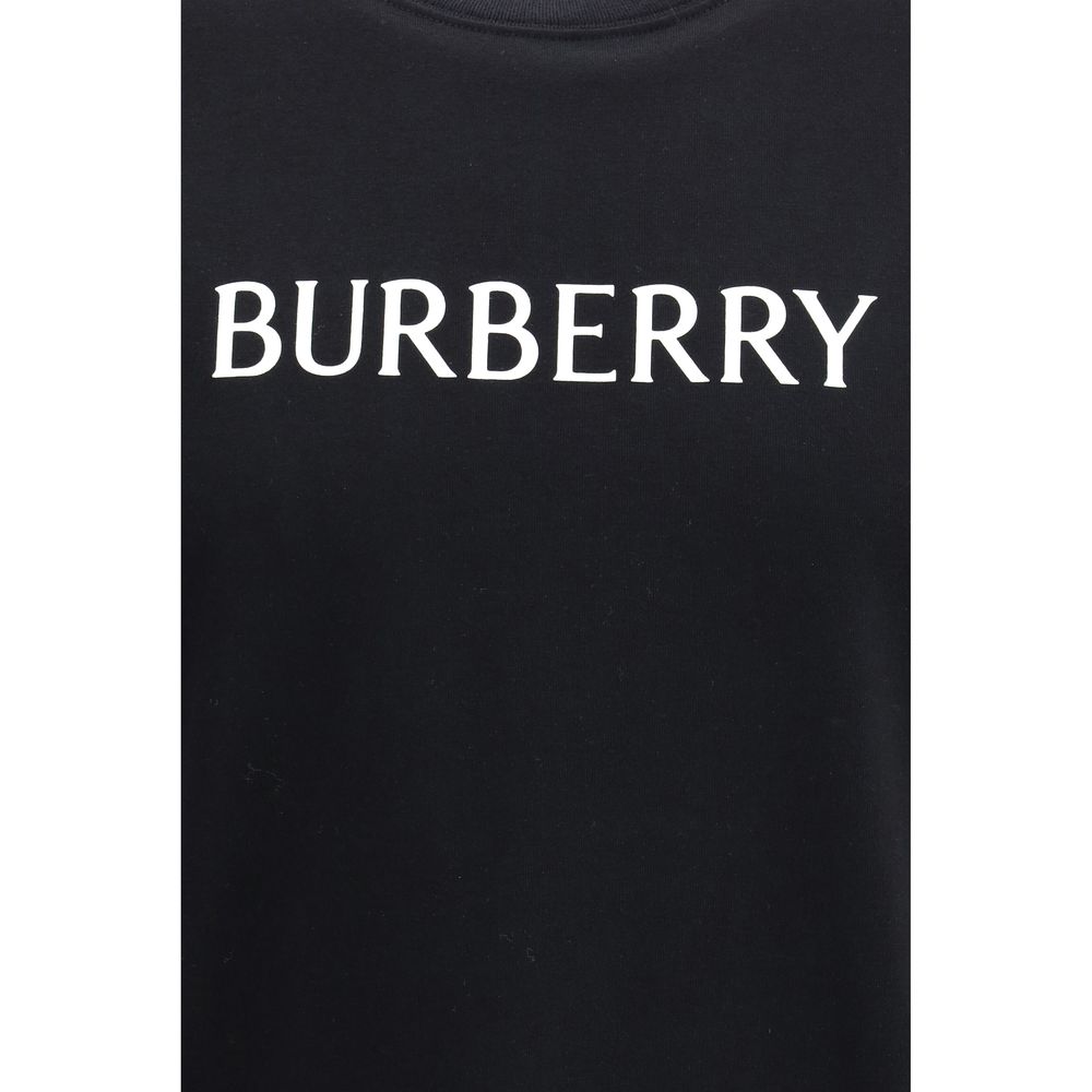 Tricou Burberry negru din bumbac