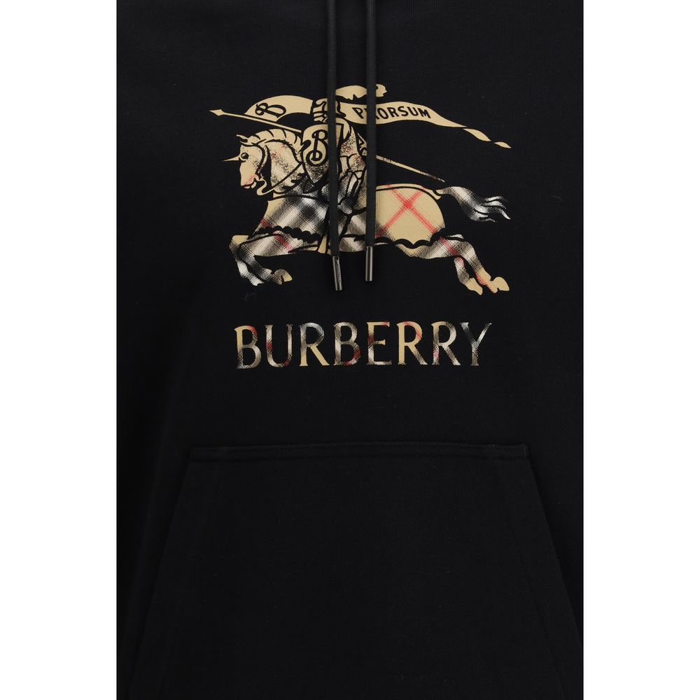 Hanorac Burberry negru din bumbac