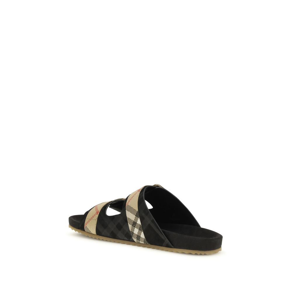 Burberry Multicolor Rubber Flat Sandals