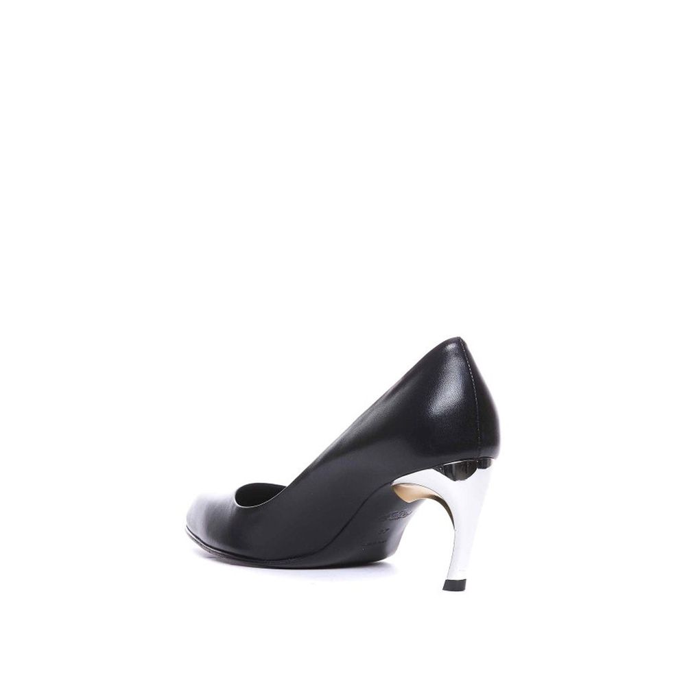Alexander McQueen Black Lambskin Pumps