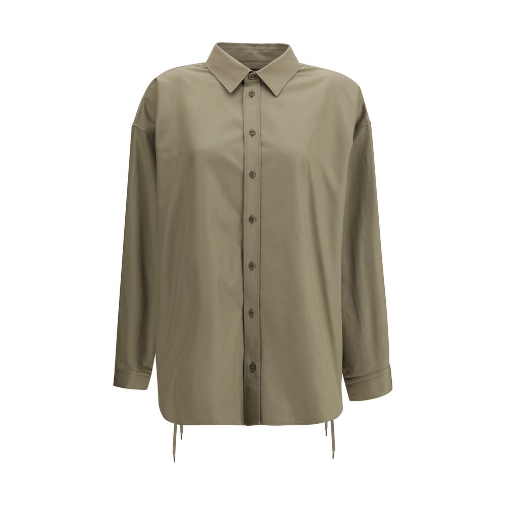 Balenciaga Beige Cotton Dress Shirt
