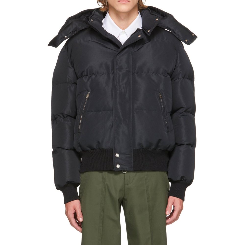 Alexander McQueen Black Polyamide Bomber