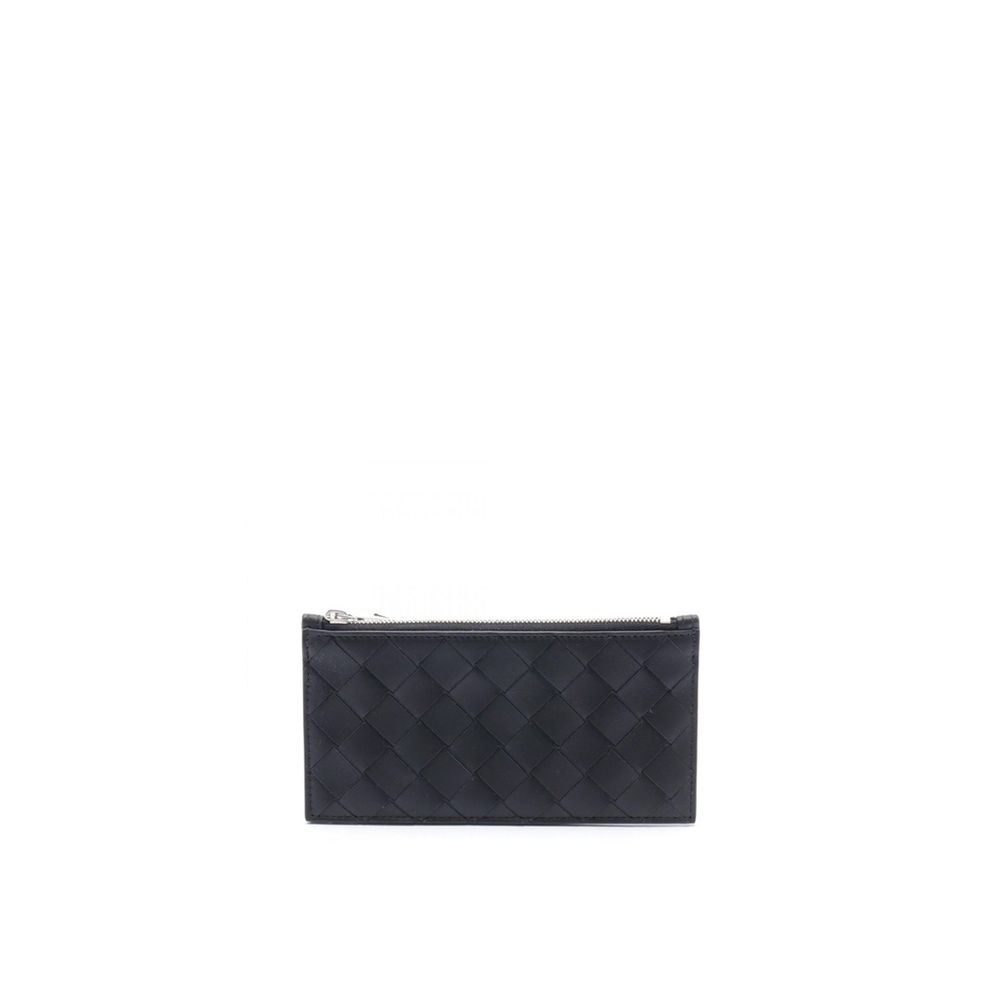 Bottega Veneta Black Calfskin Wallet