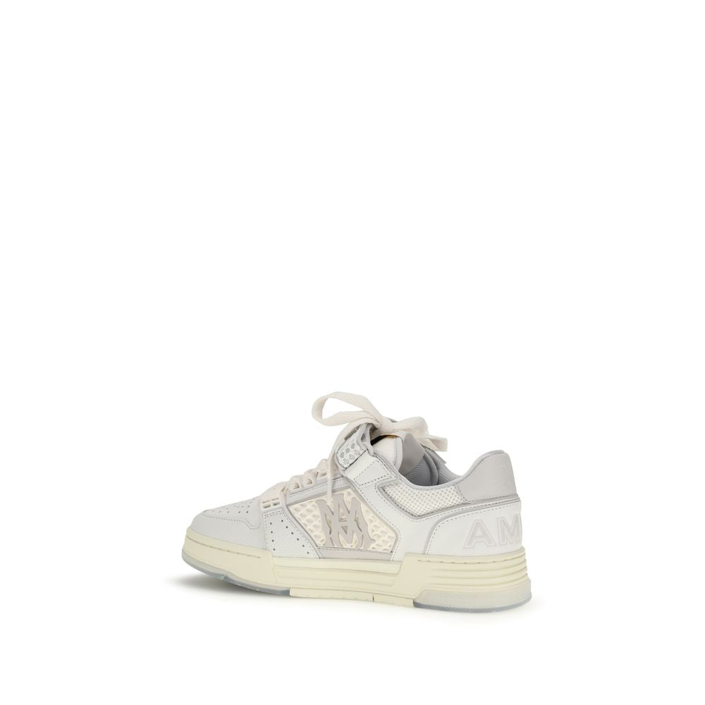 Amiri White Calf Leather Bos Taurus Athletic Sneakers