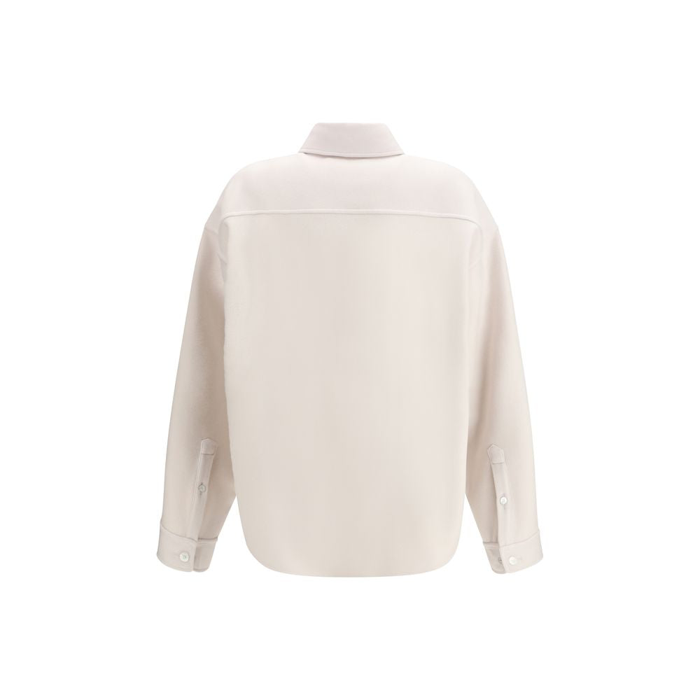 Balenciaga Beige Cashmere Shirt