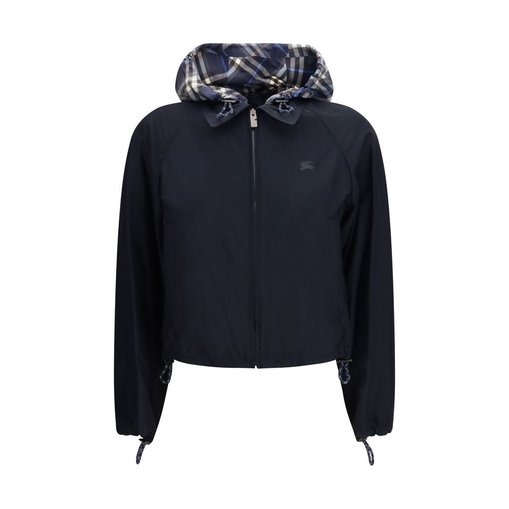 Burberry Blue Polyamide Full-Length Jacket