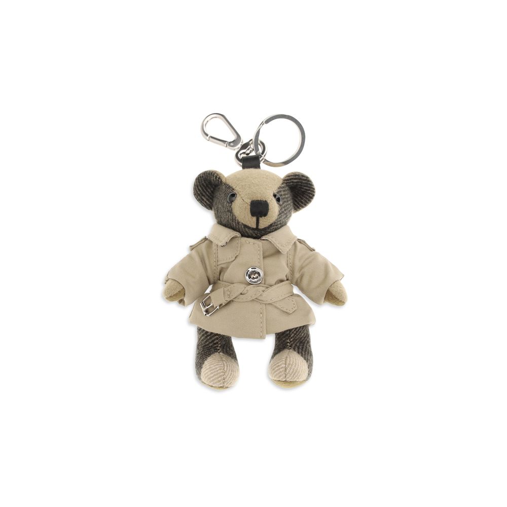 Burberry Beige Cashmere Keychain