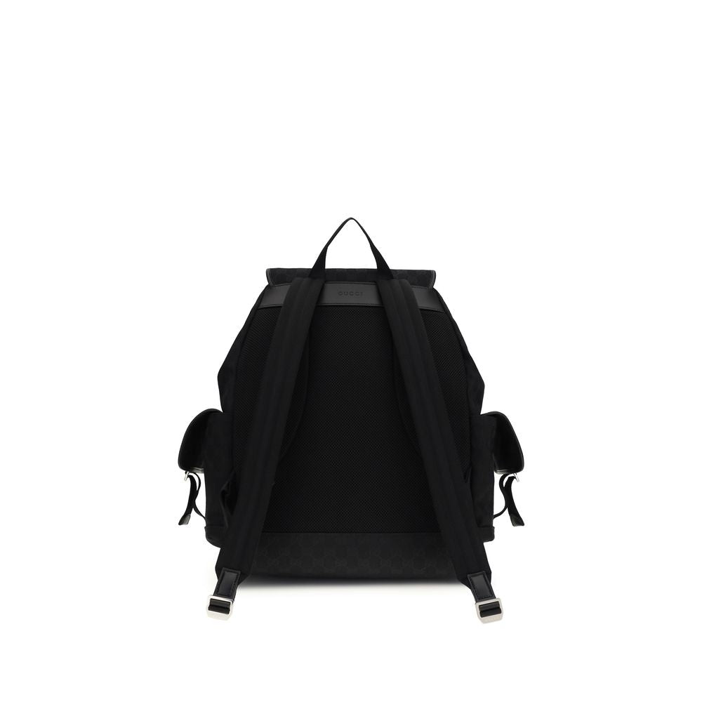 Gucci Black Fabric Backpack