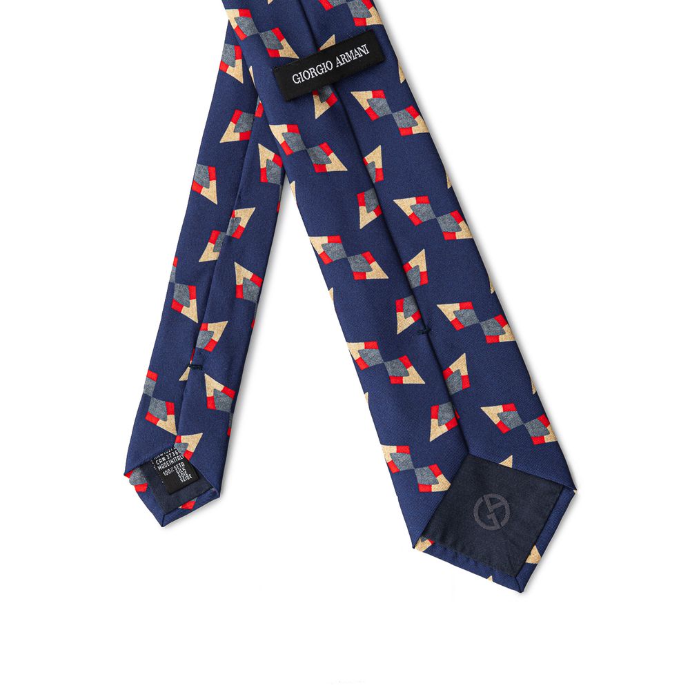 Giorgio Armani Blue Silk Tie