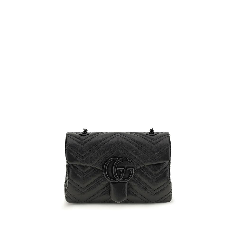 Gucci Black Calf Leather Bos Taurus Shoulder Bag