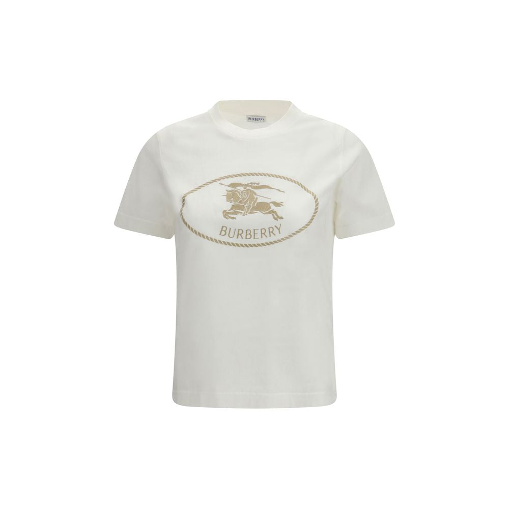 Burberry White Cotton T-Shirt