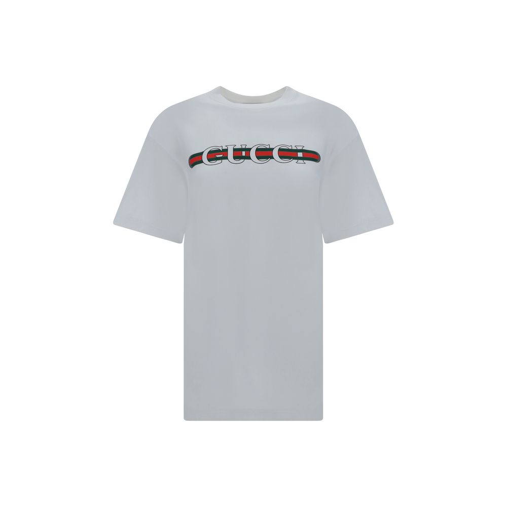 Gucci White Cotton T-Shirt