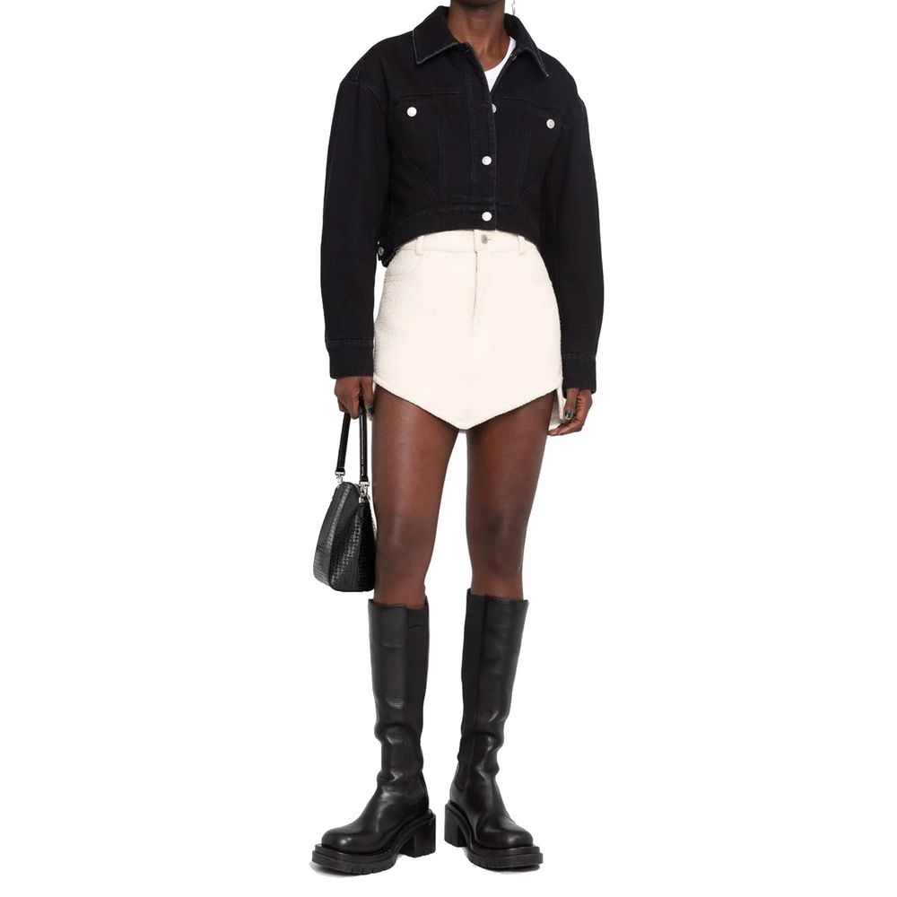 Alexander McQueen Black Cotton Denim Jacket