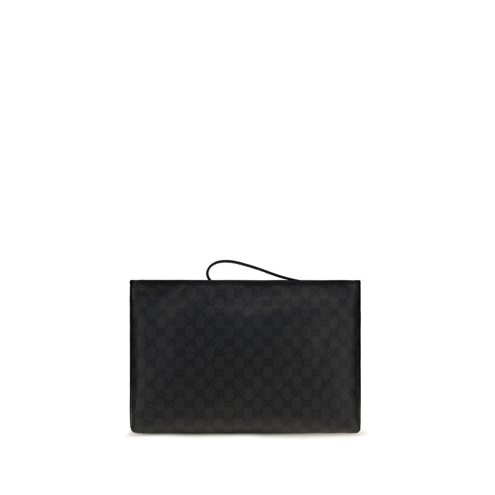 Gucci Black Cotton Handbag