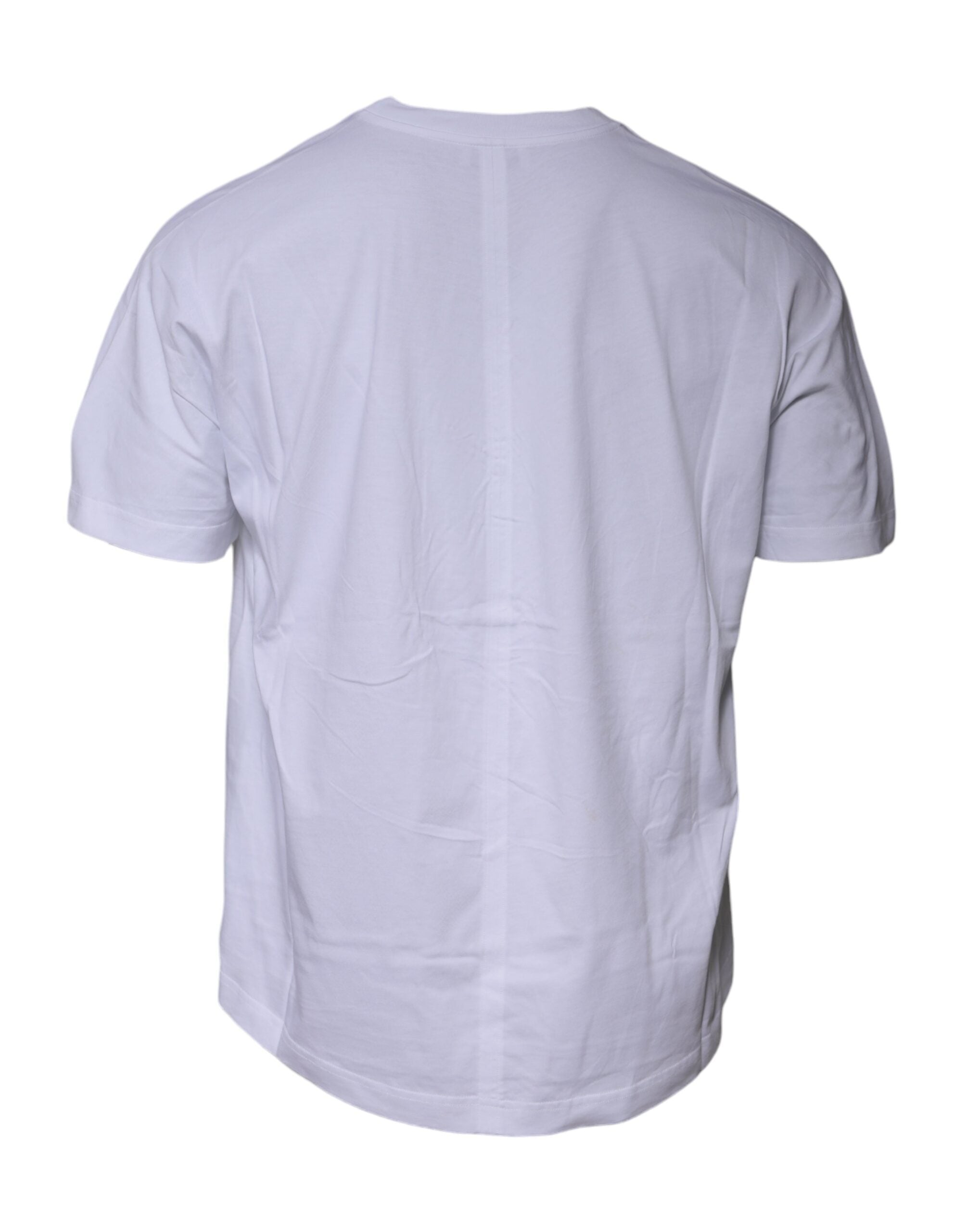 Tricou Balenciaga cu mânecă scurtă și guler rotund din bumbac, cu logo alb