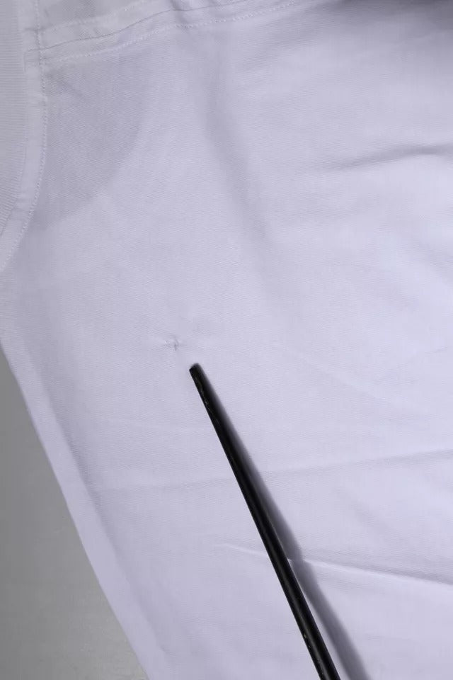 Tricou Balenciaga cu mânecă scurtă și guler rotund din bumbac, cu logo alb