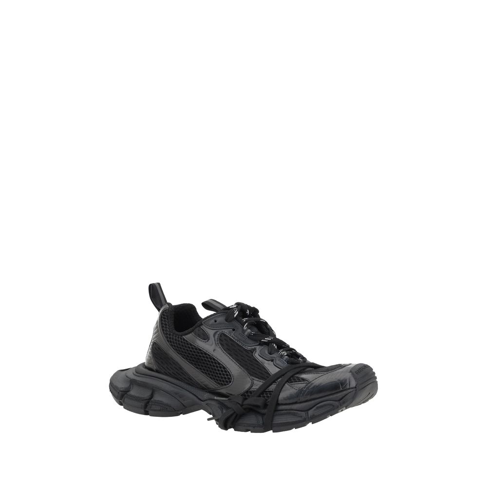 Balenciaga Black Polyethylene Athletic Sneakers