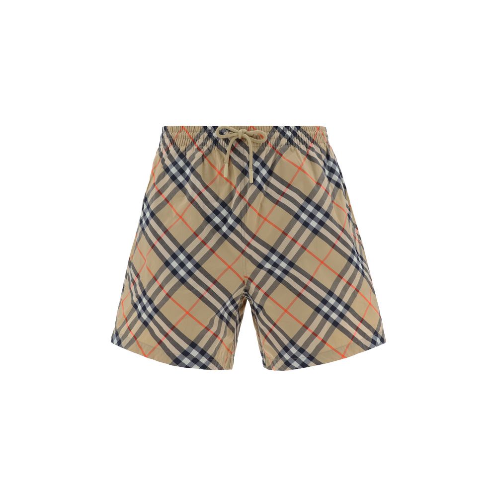 Burberry Brown Nylon Shorts