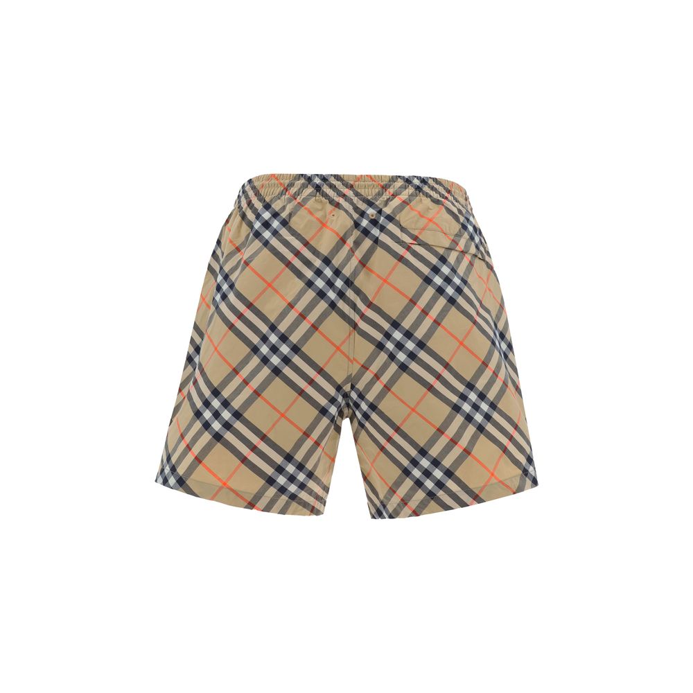 Burberry Brown Nylon Shorts