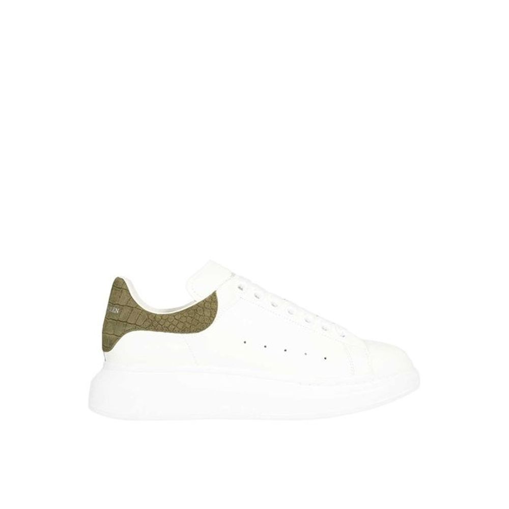 Alexander McQueen White Calfskin Chunky Sneakers