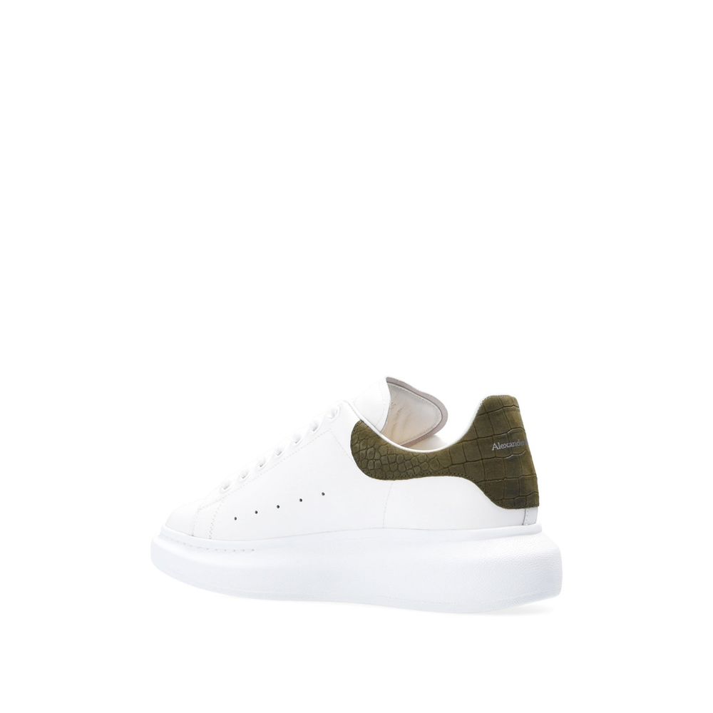 Alexander McQueen White Calfskin Chunky Sneakers