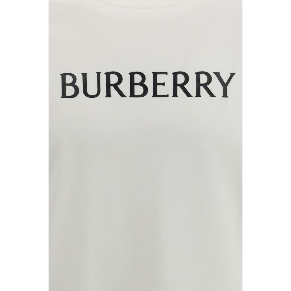 Burberry White Cotton T-Shirt