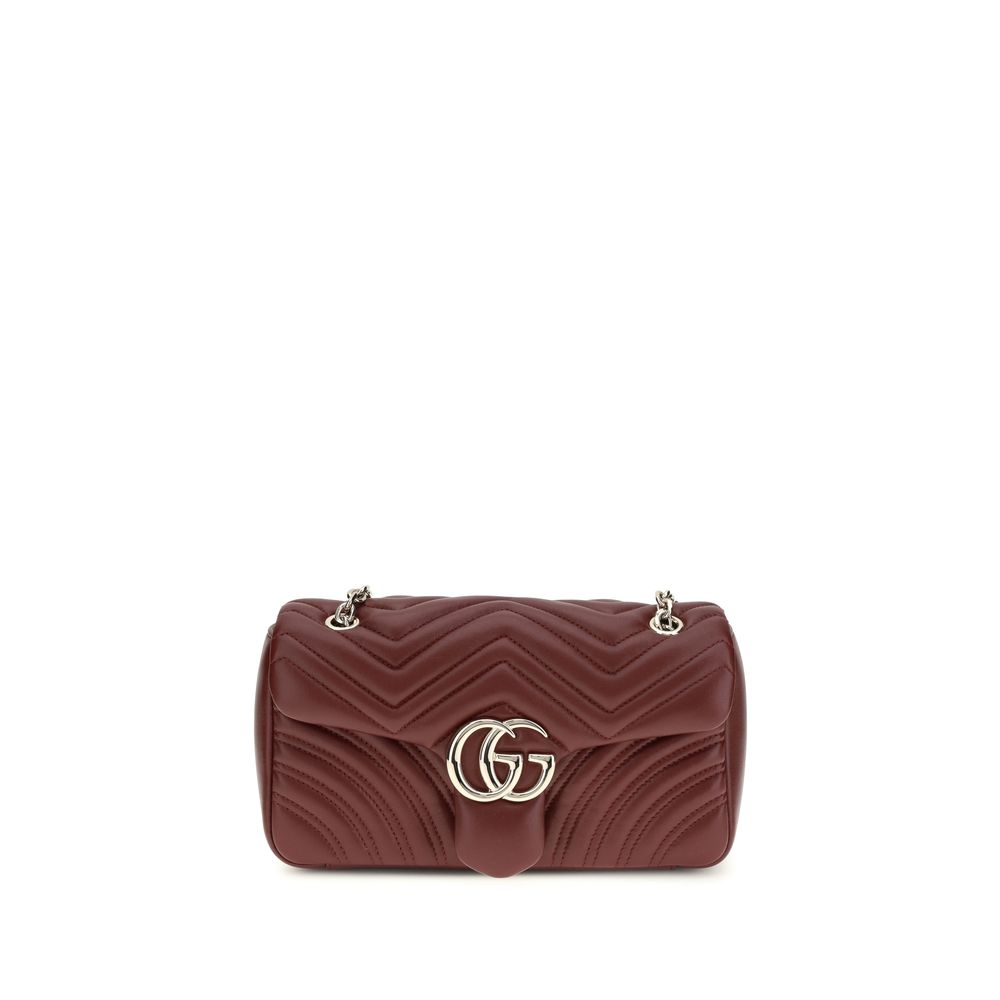 Gucci Bordeaux Calf Leather Bos Taurus Shoulder Bag