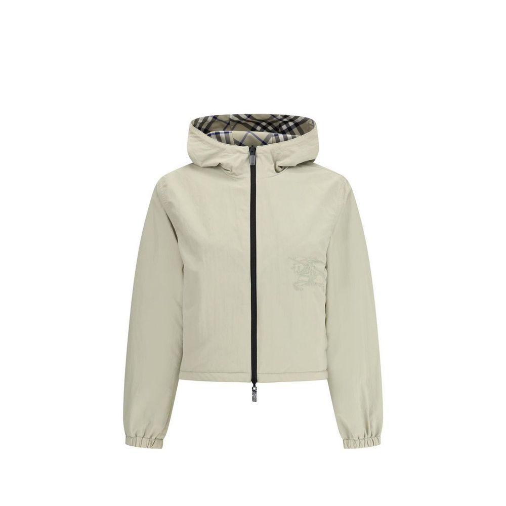 Burberry Gray Polyamide Shell Jacket