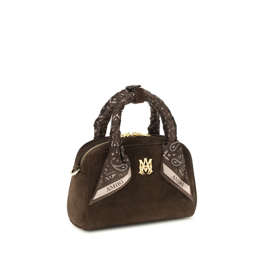 Amiri Brown Calf Leather Bos Taurus Handbag