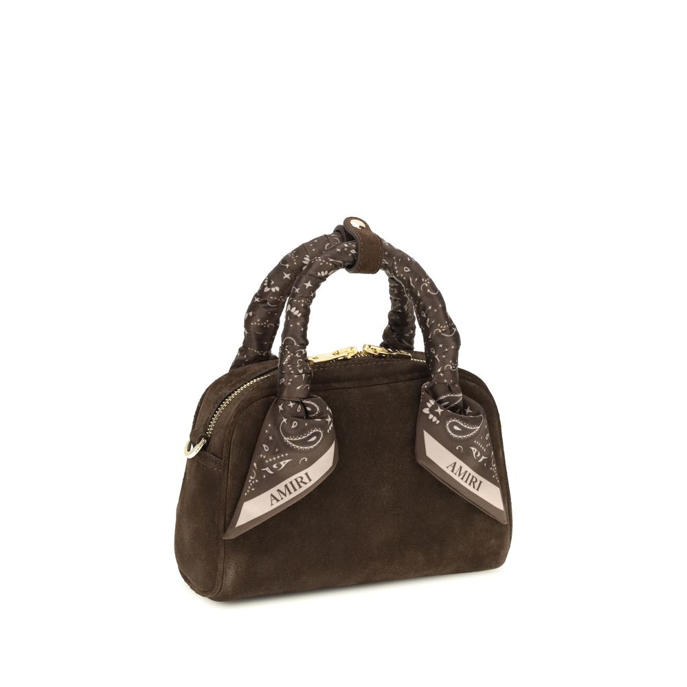 Amiri Brown Calf Leather Bos Taurus Handbag