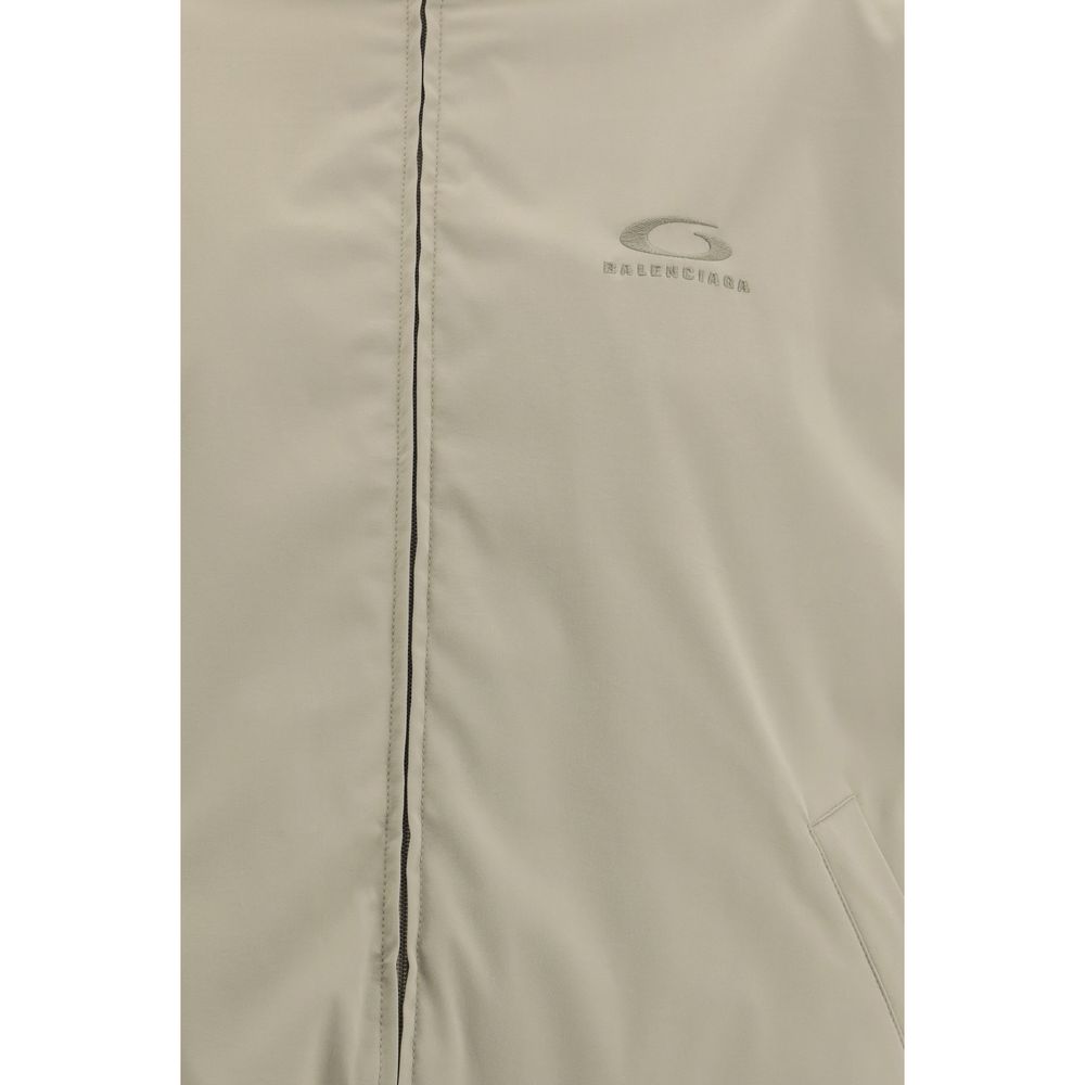 Balenciaga Beige Polyester Shell Jacket