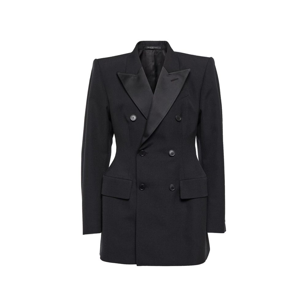 Balenciaga Black Wool Coat