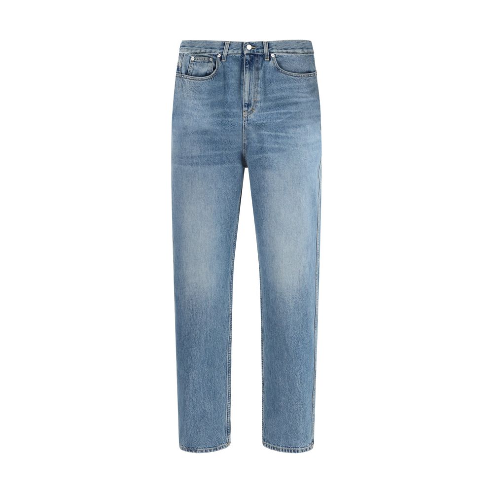 Gucci Blue Cotton Slim Fit Jeans