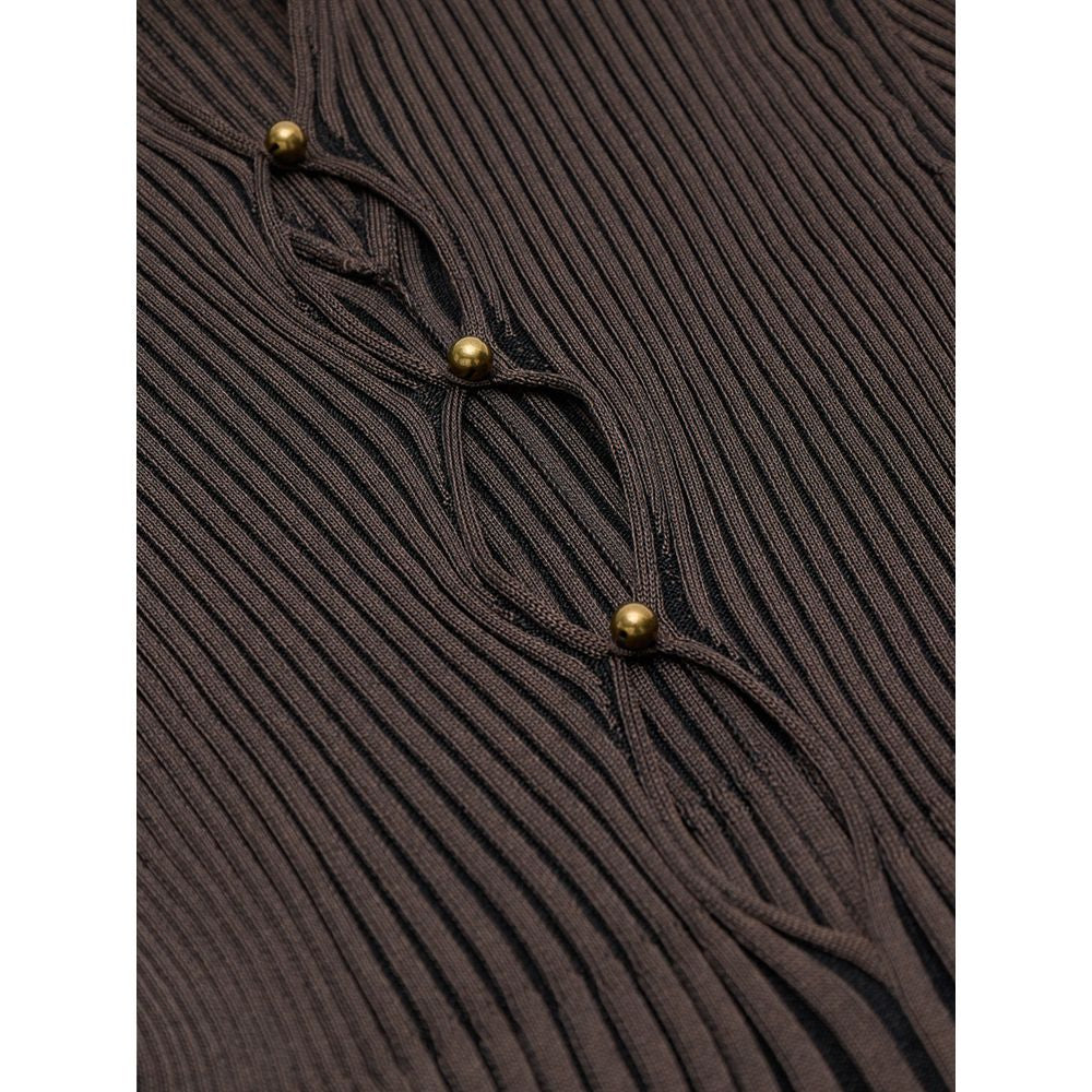 Bottega Veneta Brown Viscose Turtleneck