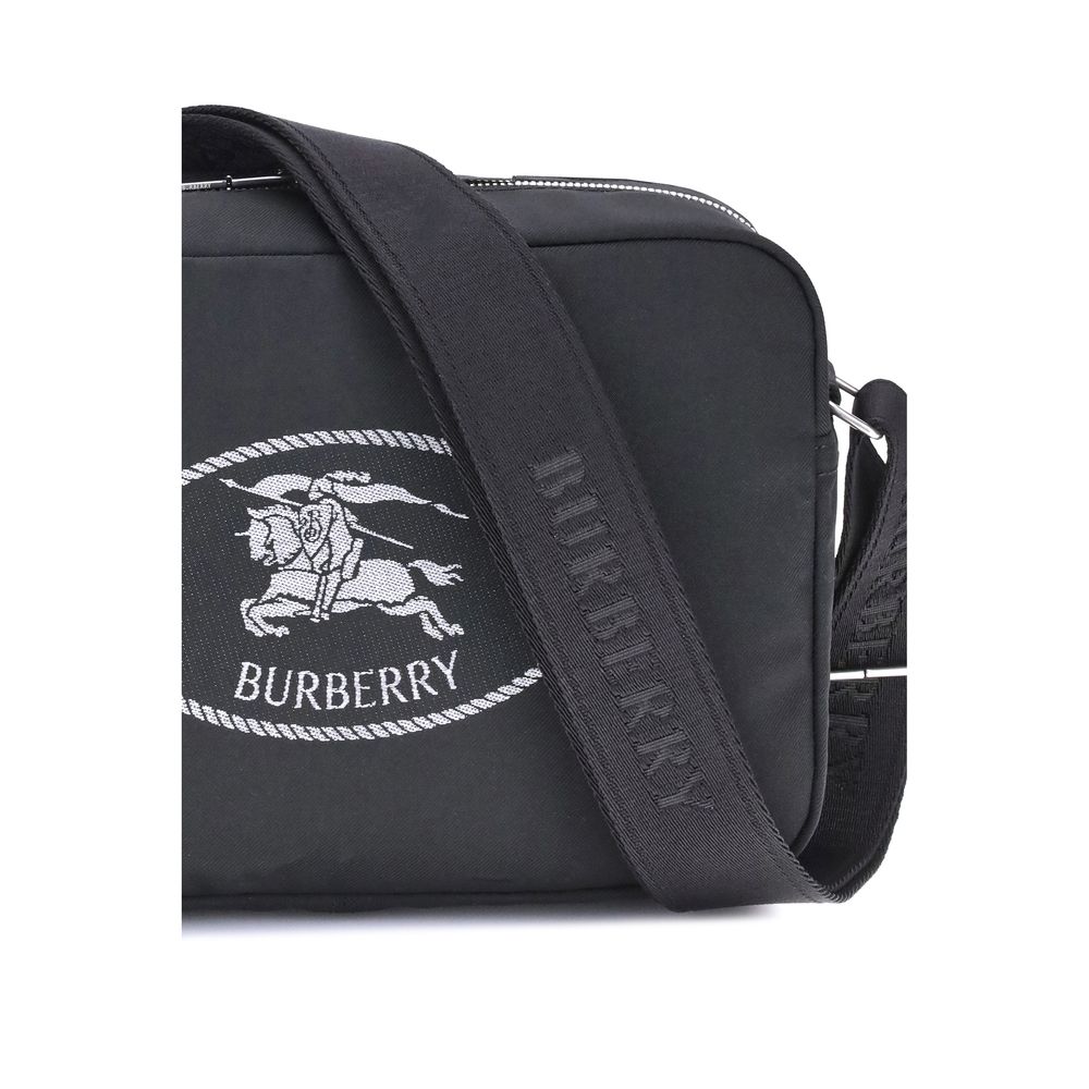 Burberry Black Polyester Shoulder Bag