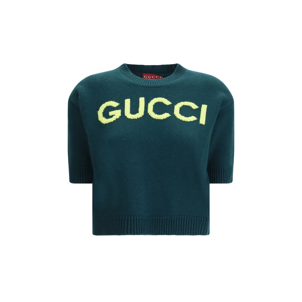 Gucci Bicolor Wool Top