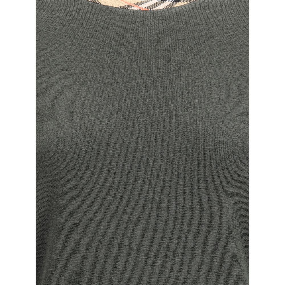 Burberry Bicolor Cotton Sweatshirt