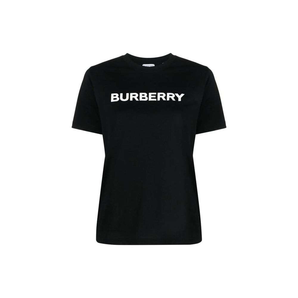 Burberry Black Cotton T-Shirt