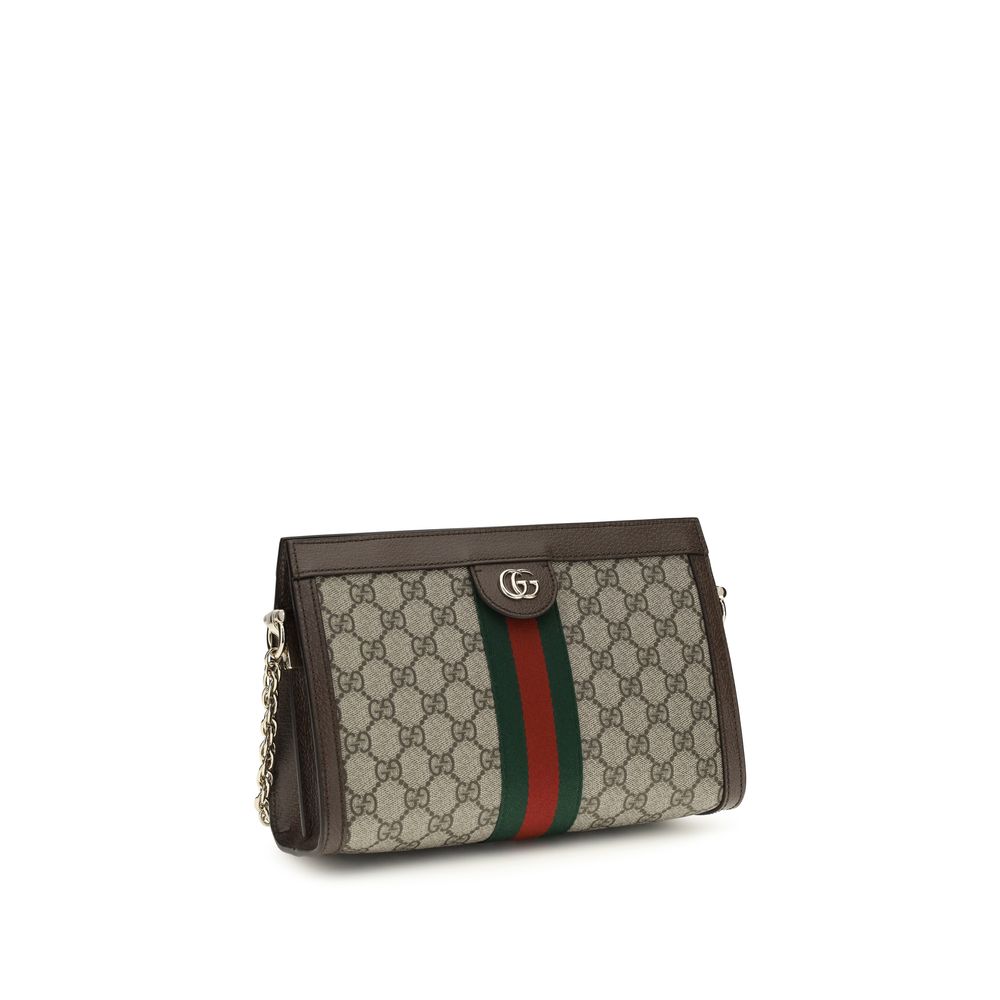 Gucci Brown Fabric Handbag