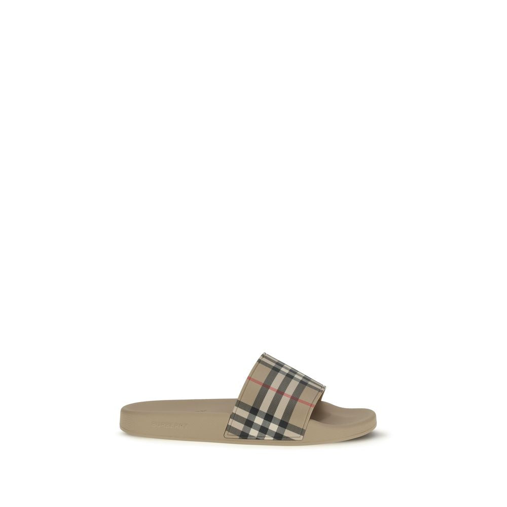 Burberry Beige Rubber Sandals