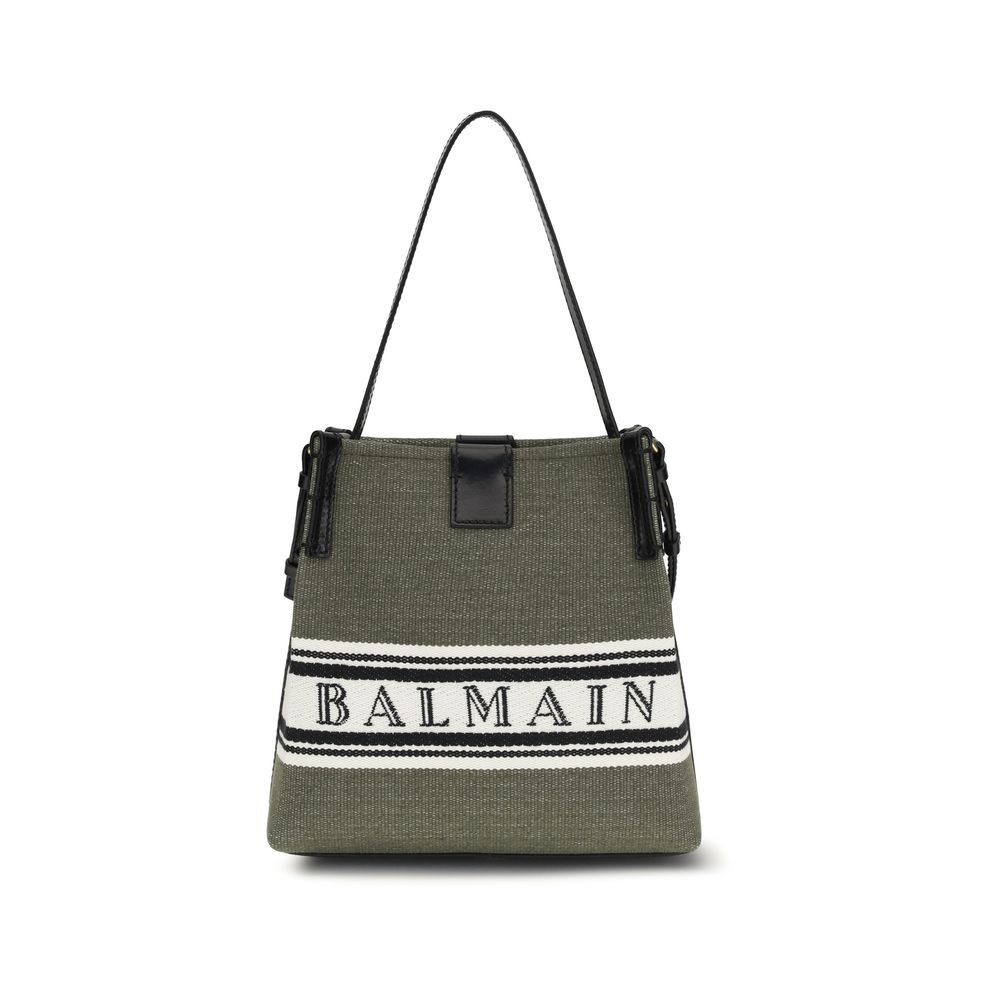 Balmain Bicolor Cotton Backet Bag