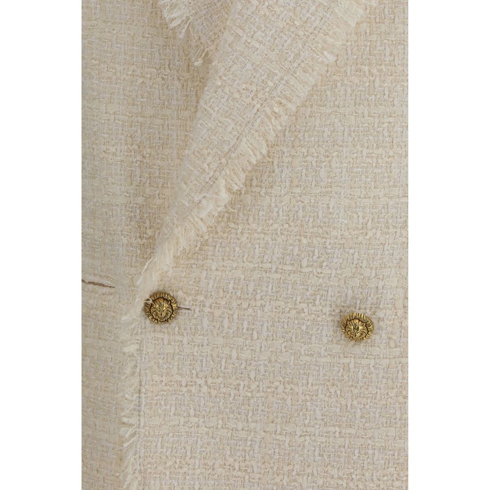 Balmain Beige Polyester Jackets And Coat