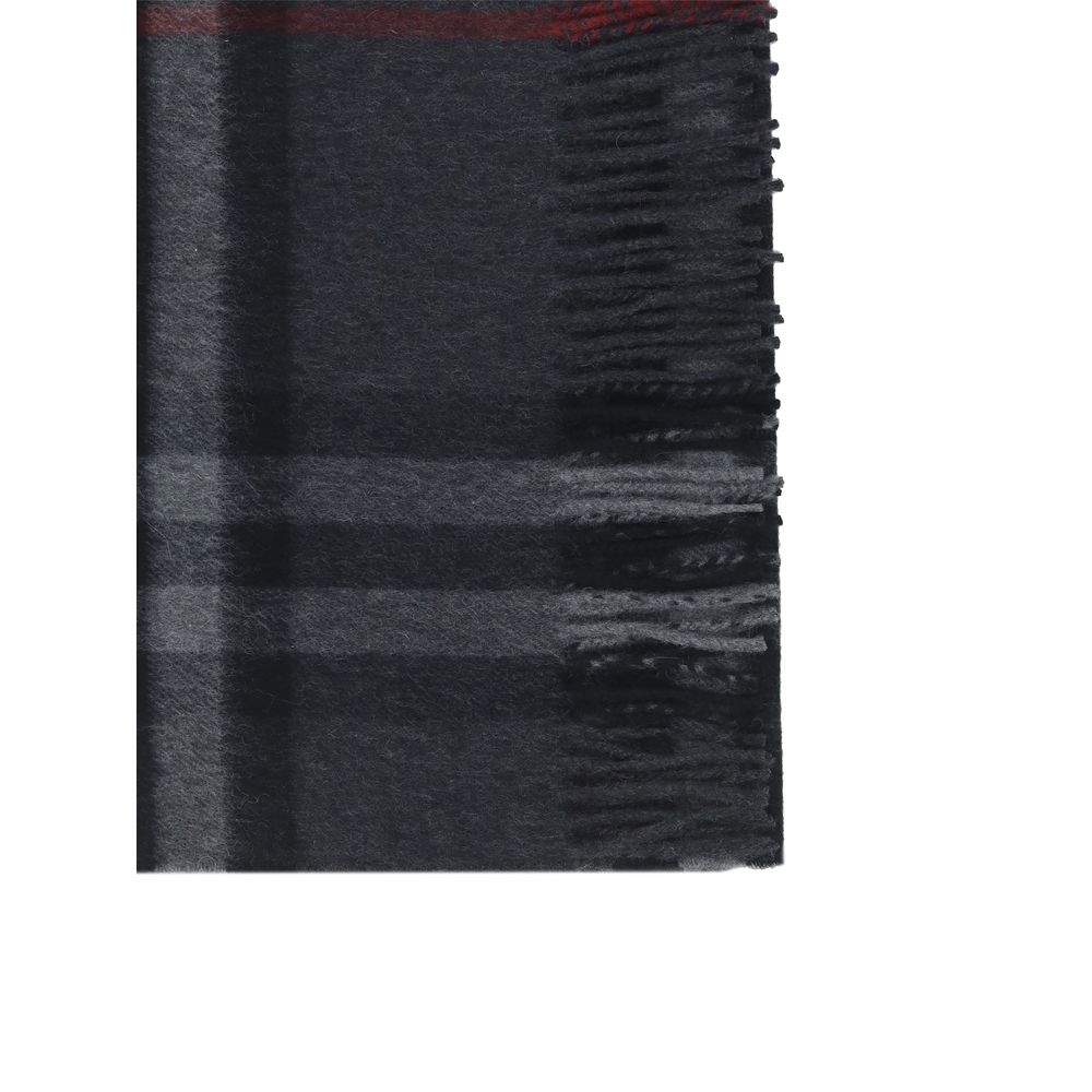 Burberry Gray Cashmere Scarf