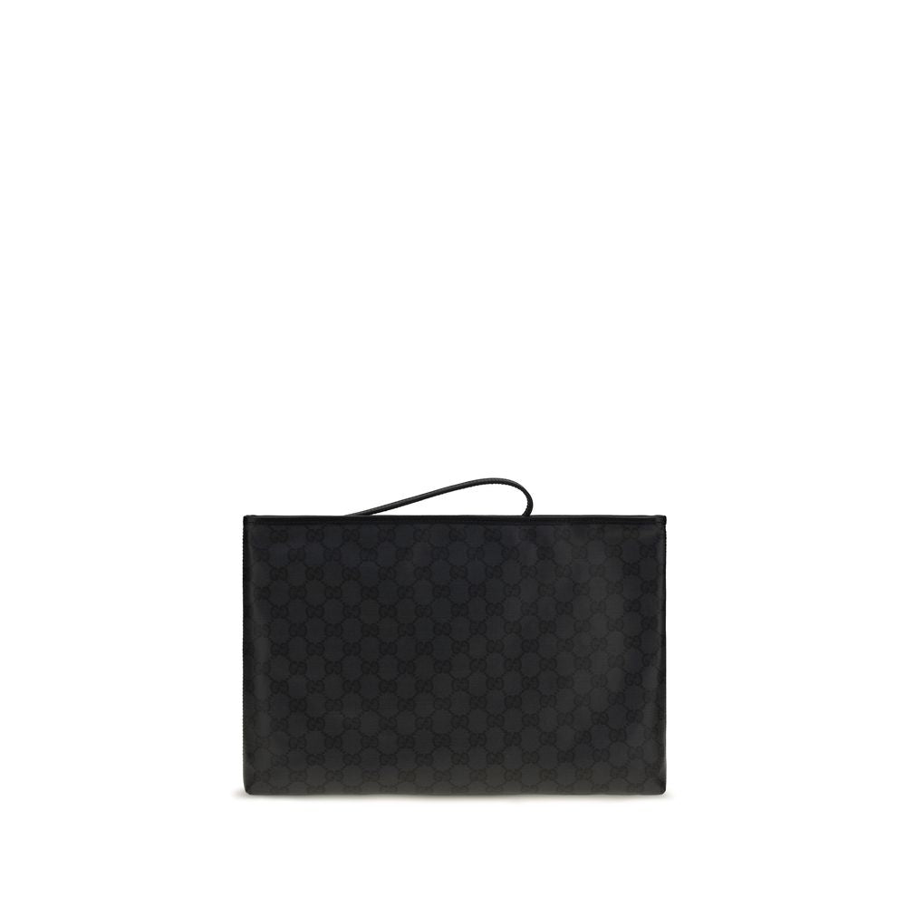 Gucci Black Cotton Handbag