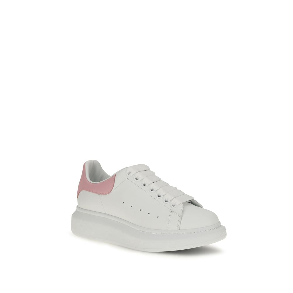 Alexander McQueen White Calf Leather Bos Taurus Chunky Sneakers