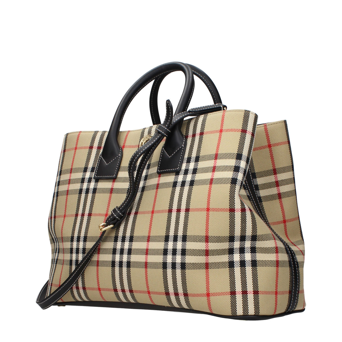 Burberry Beige Fabric Handbag