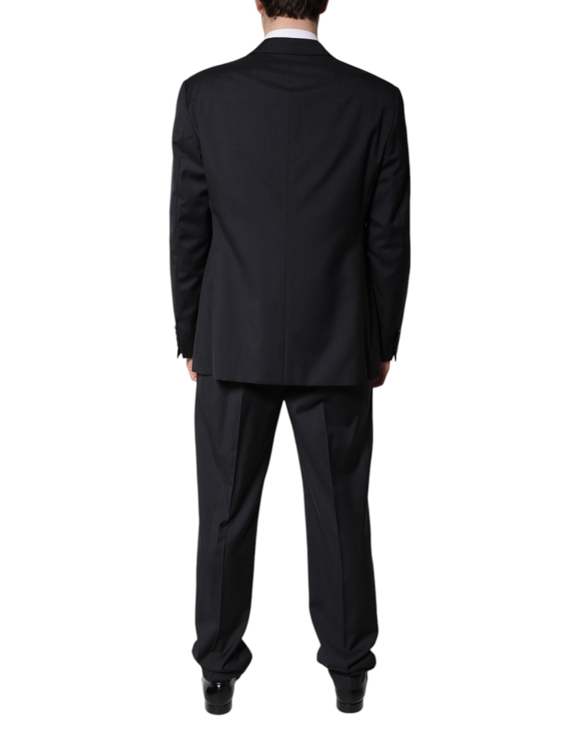 Emporio Armani Black Single Breasted Formal 2 Piece Suit