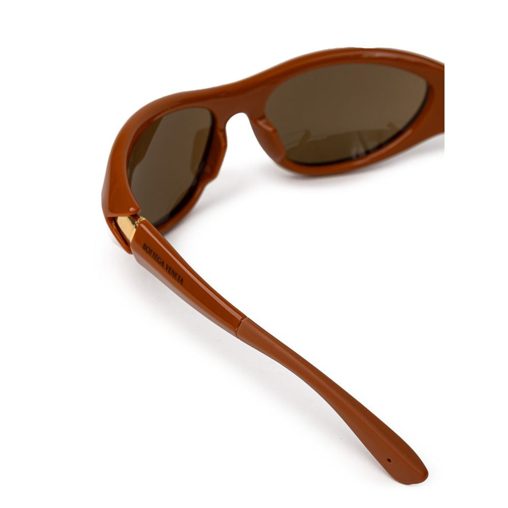 Bottega Veneta Brown Acetate Sunglasses