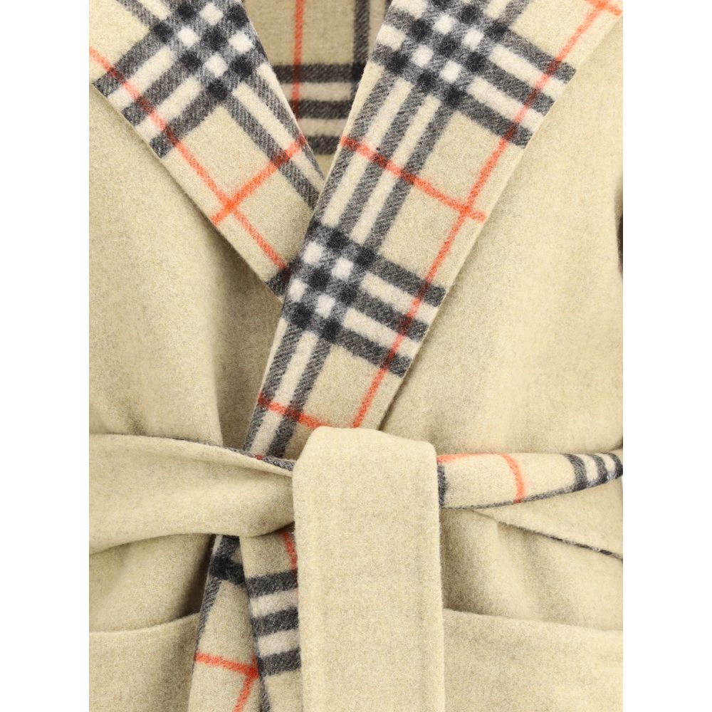 Burberry Beige Wool Coat
