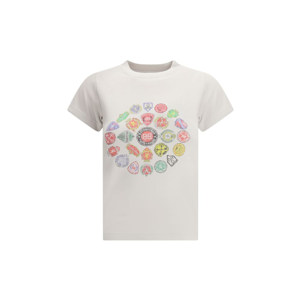 Balenciaga White Cotton T-Shirt